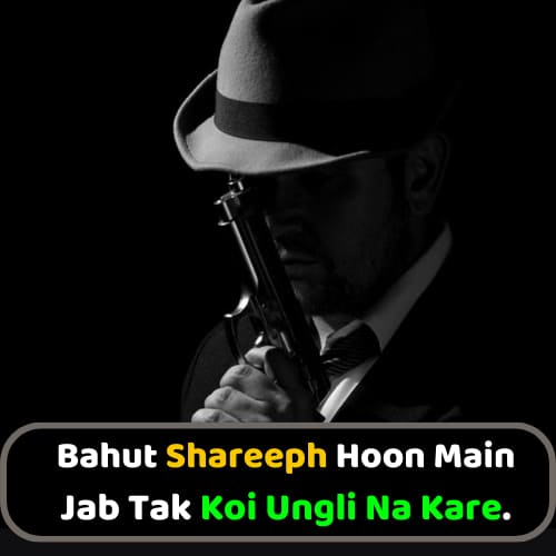 gangster shayari in english